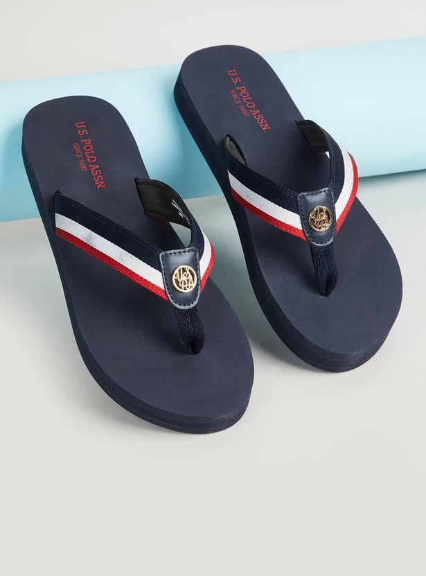 US POLO ASSN Solid Flip Flops
