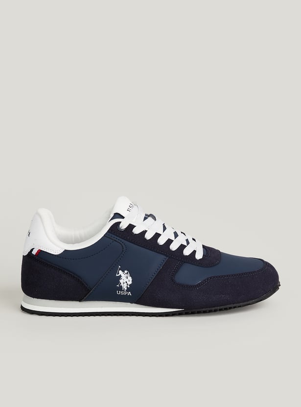 US POLO ASSN Panelled Lace-Up Sneakers