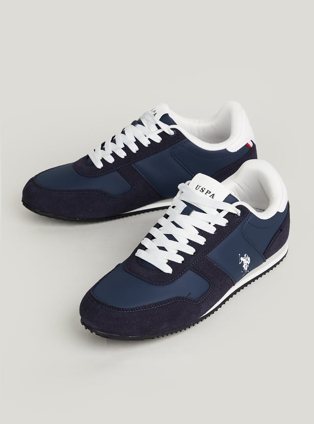 US POLO ASSN Panelled Lace-Up Sneakers