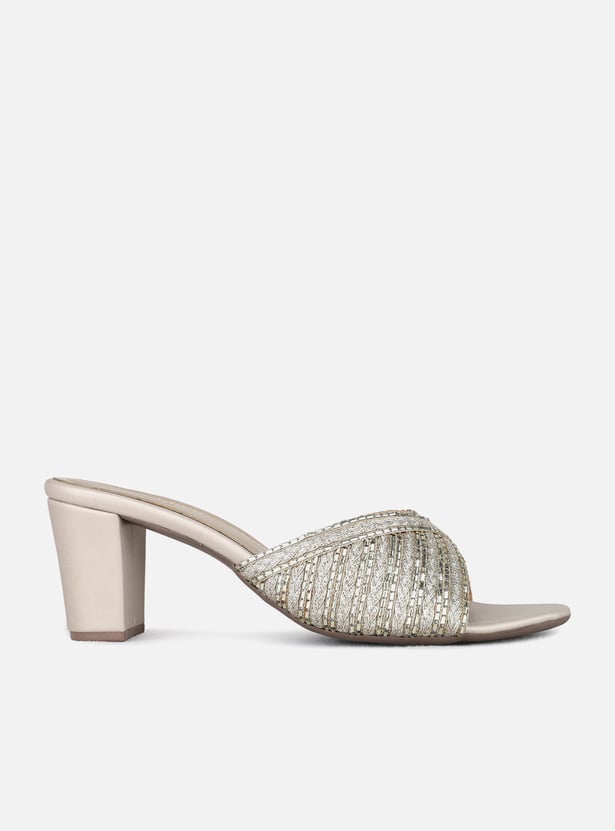 INC.5 Embellished Block Heels