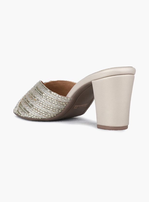 INC.5 Embellished Block Heels