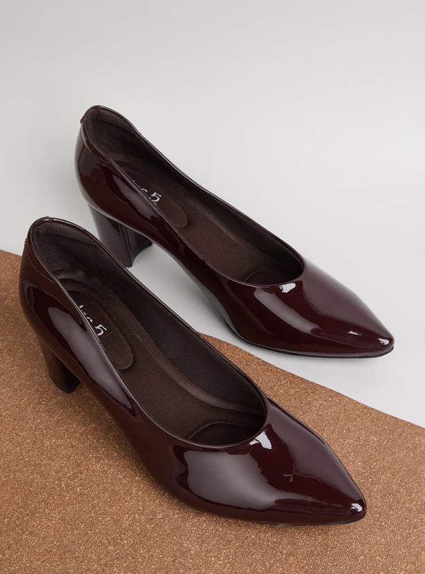 INC.5 Glossy Block Heels