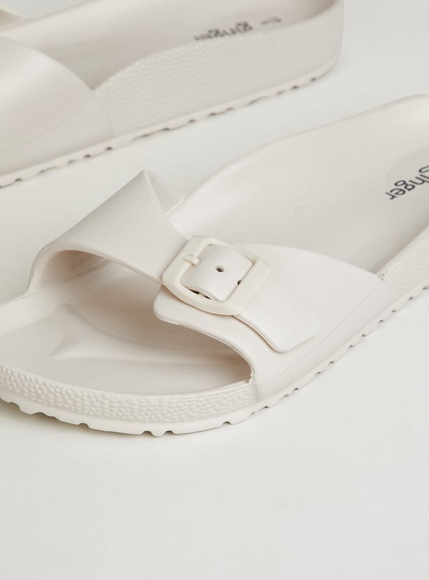 GINGER Solid Buckled Sliders