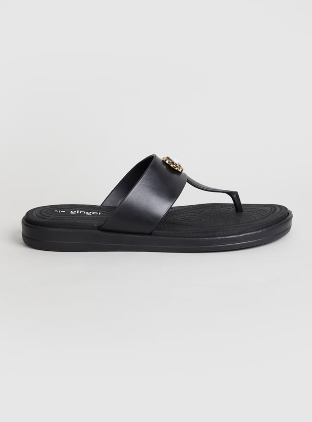 GINGER Metal Accent Sandals