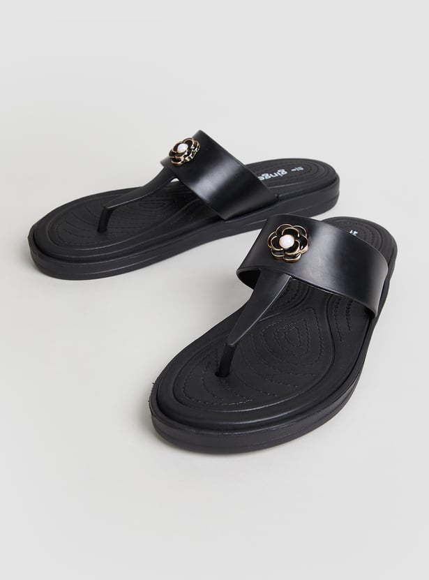 GINGER Metal Accent Sandals