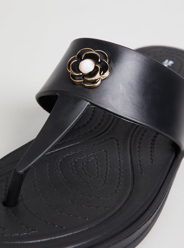 GINGER Metal Accent Sandals