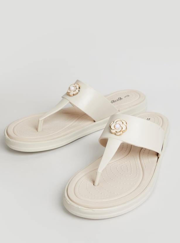 GINGER Metal Accent Sandals