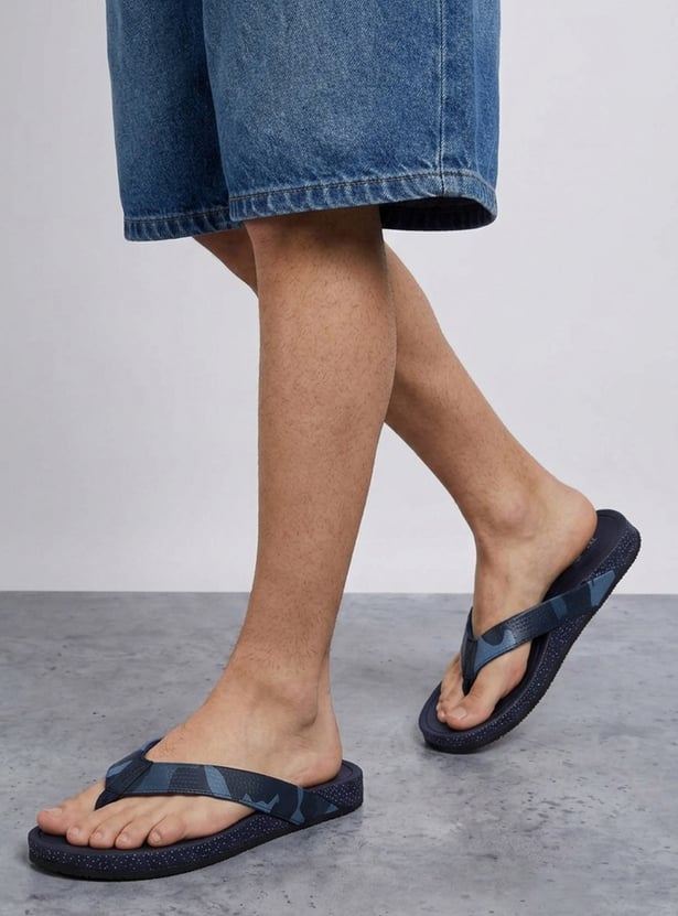 FORCA Casual Camouflage Print Flip Flops