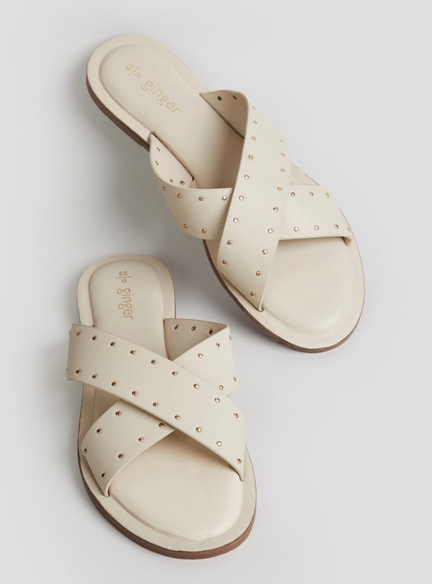 GINGER Textured Flats