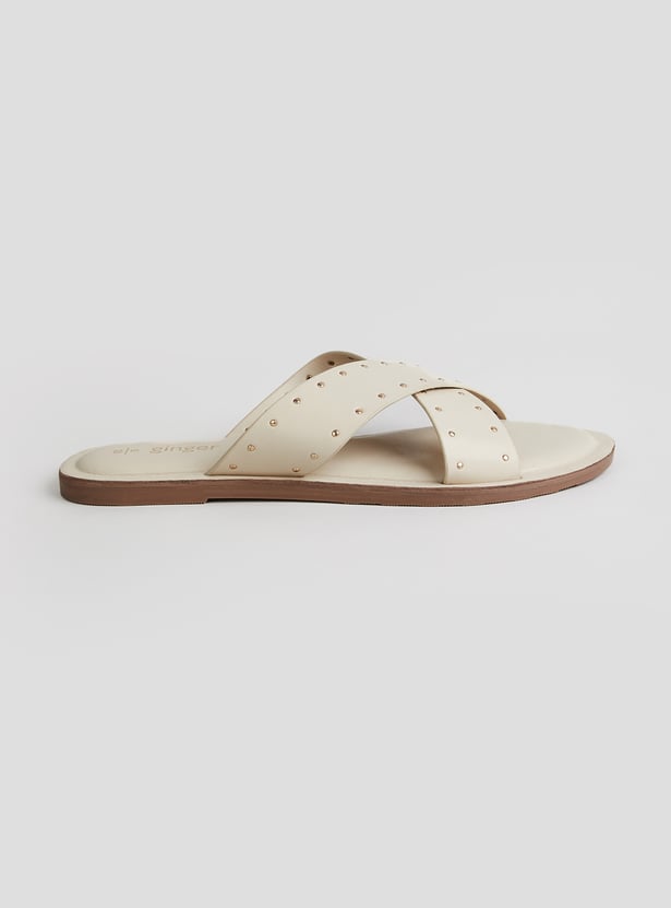 GINGER Textured Flats