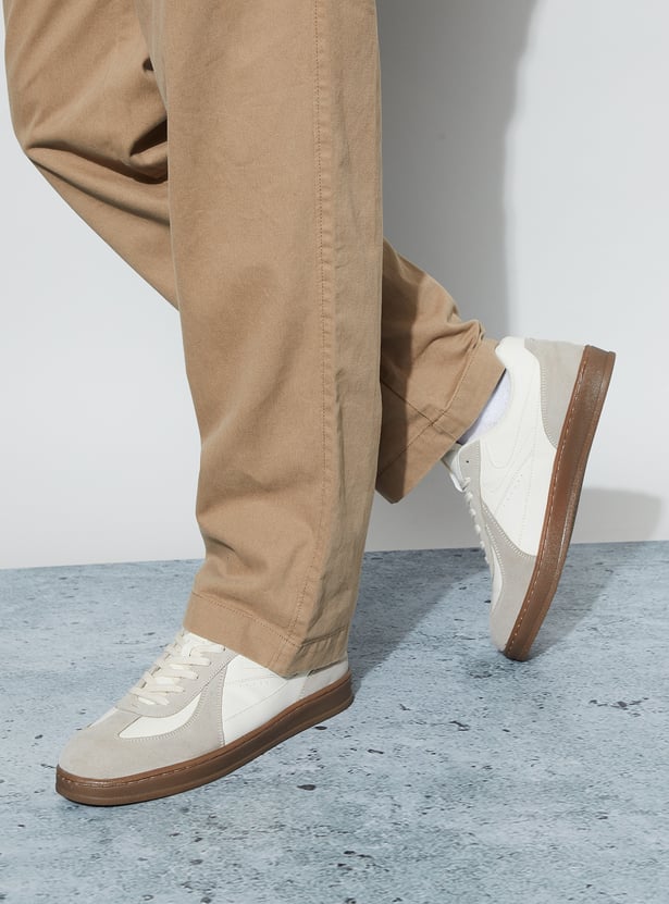 FORCA Solid Lace-Up Shoes