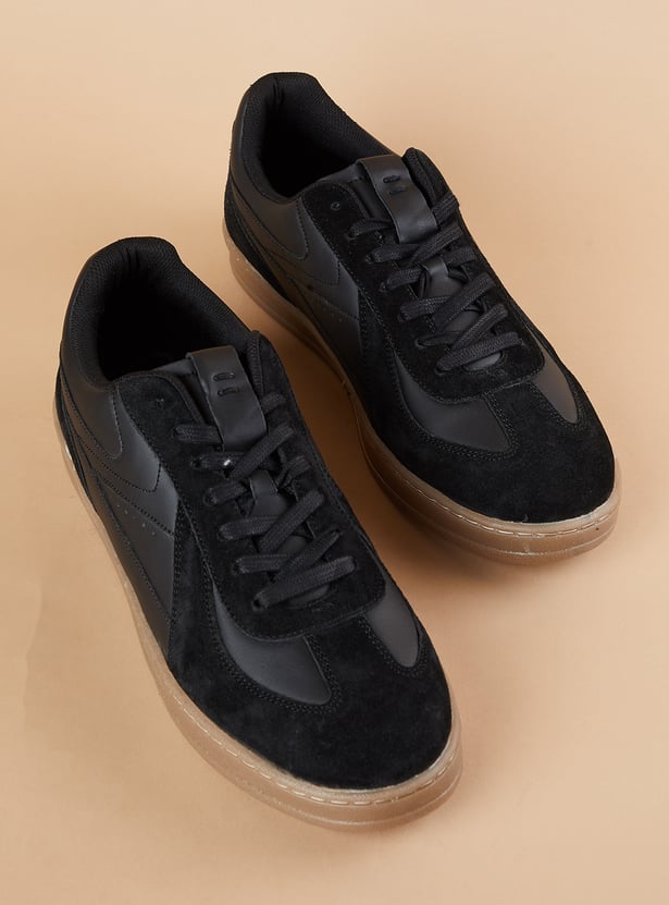 FORCA Solid Lace-Up Shoes
