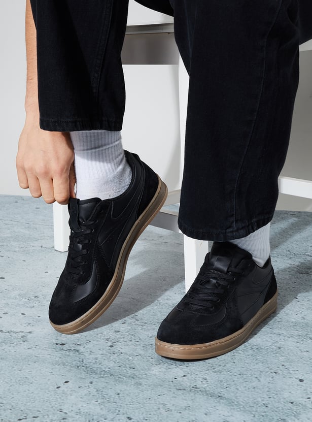 FORCA Solid Lace-Up Shoes