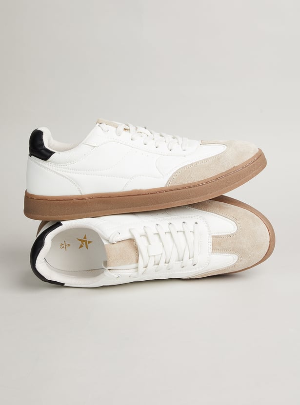 FORCA Solid Panelled Sneakers