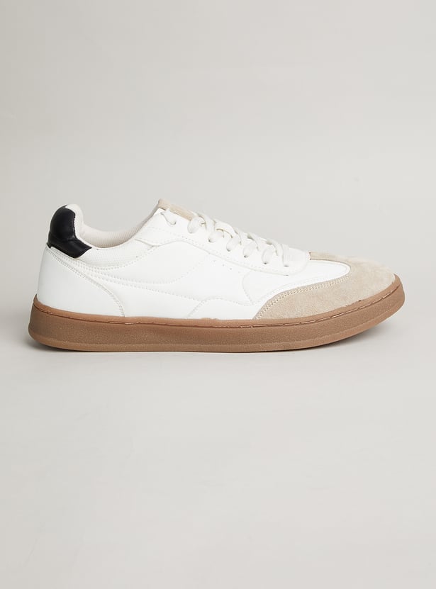 FORCA Solid Panelled Sneakers
