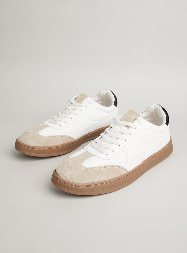 FORCA Solid Panelled Sneakers