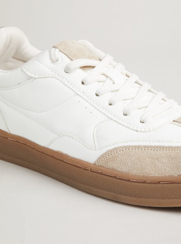 FORCA Solid Panelled Sneakers