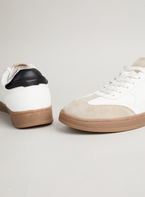 FORCA Solid Panelled Sneakers