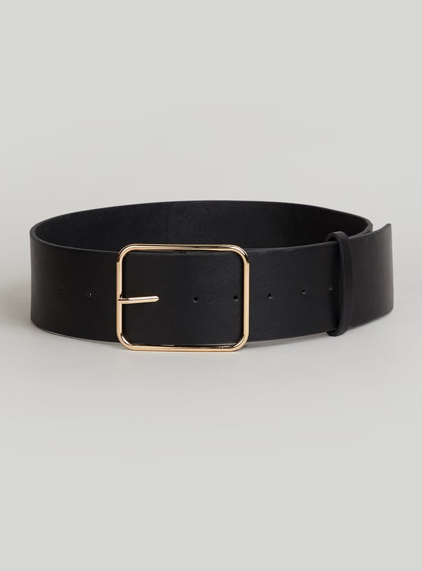 GINGER Solid Leather Belt