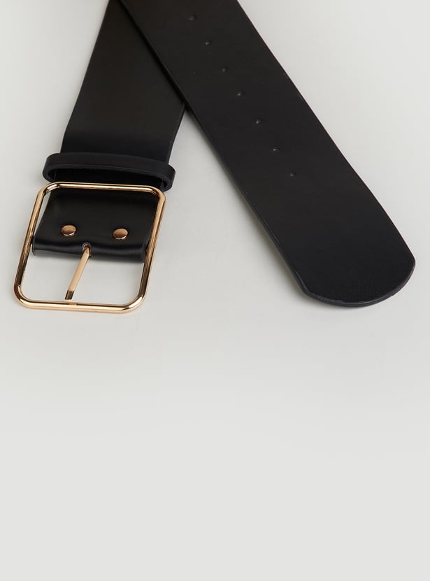 GINGER Solid Leather Belt