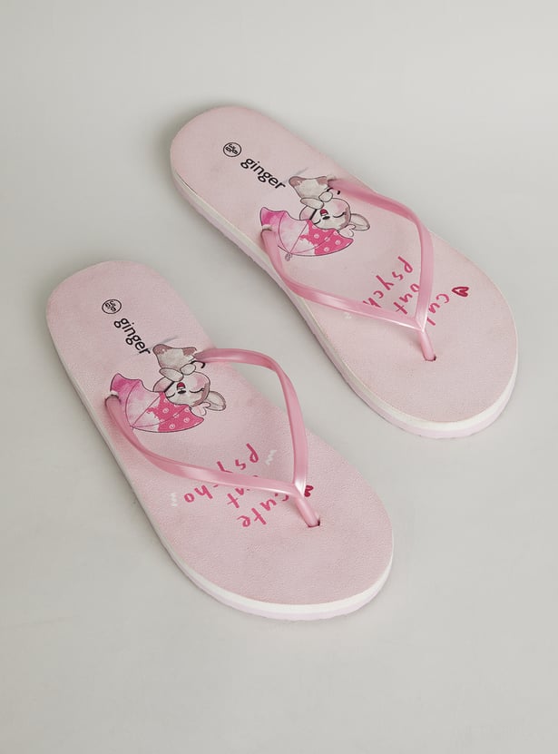 GINGER Printed Flip Flops