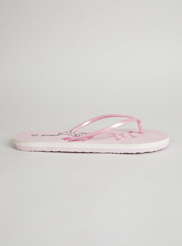GINGER Printed Flip Flops