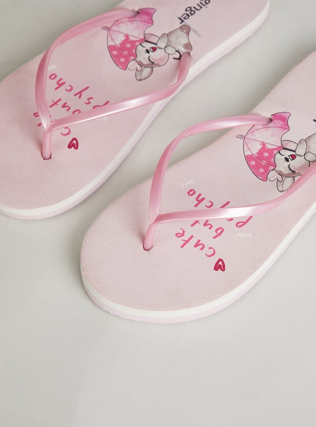 GINGER Printed Flip Flops
