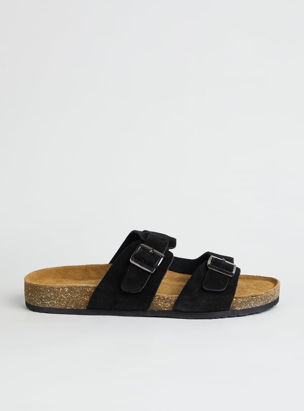 CODE Open-Toe Double Buckle Sandals