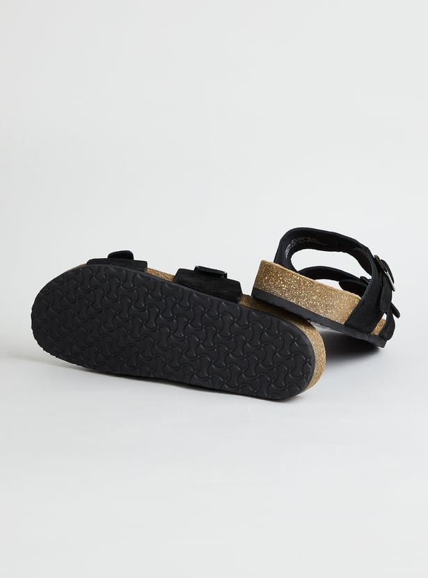 CODE Open-Toe Double Buckle Sandals