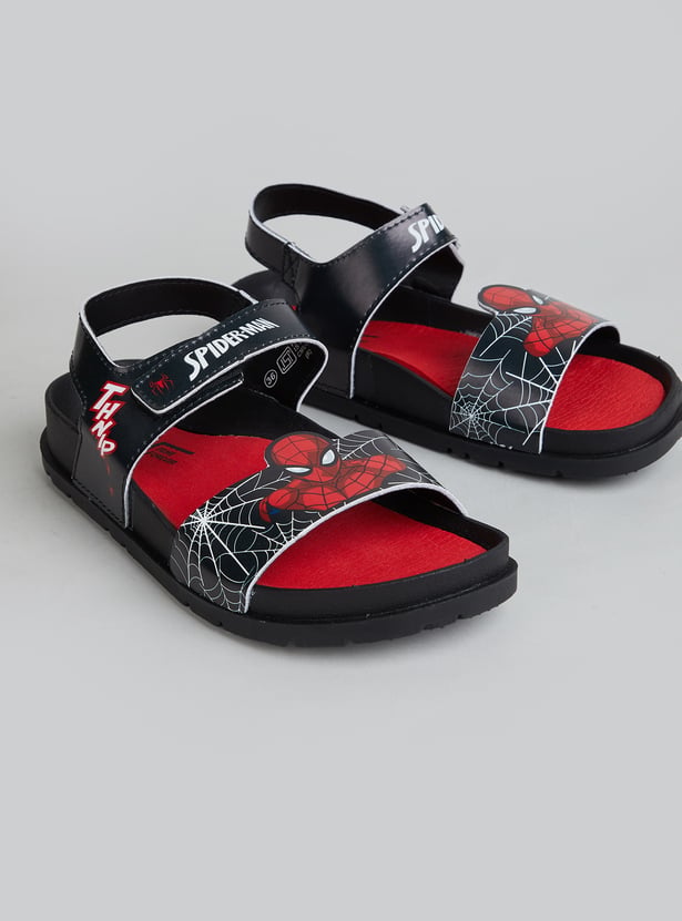 FAME FOREVER Boys Mickey Mouse Print Sandals