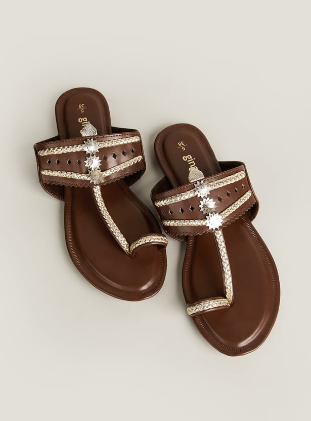 GINGER Braided Kohlapuris