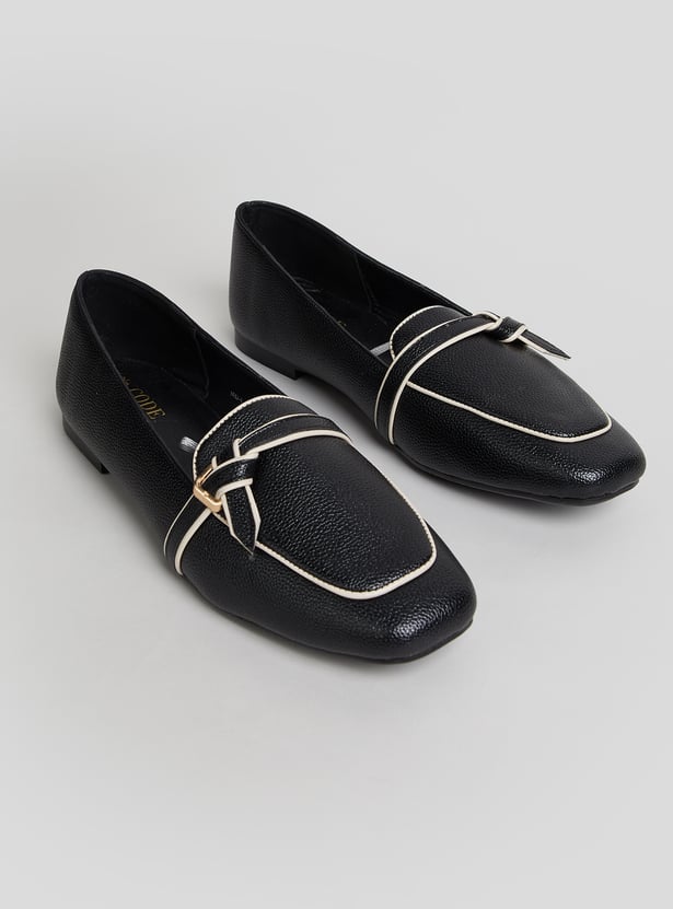 CODE Contrast Detail Loafers