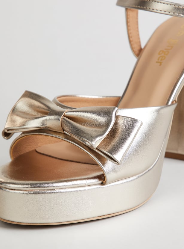 GINGER Solid Block Heels