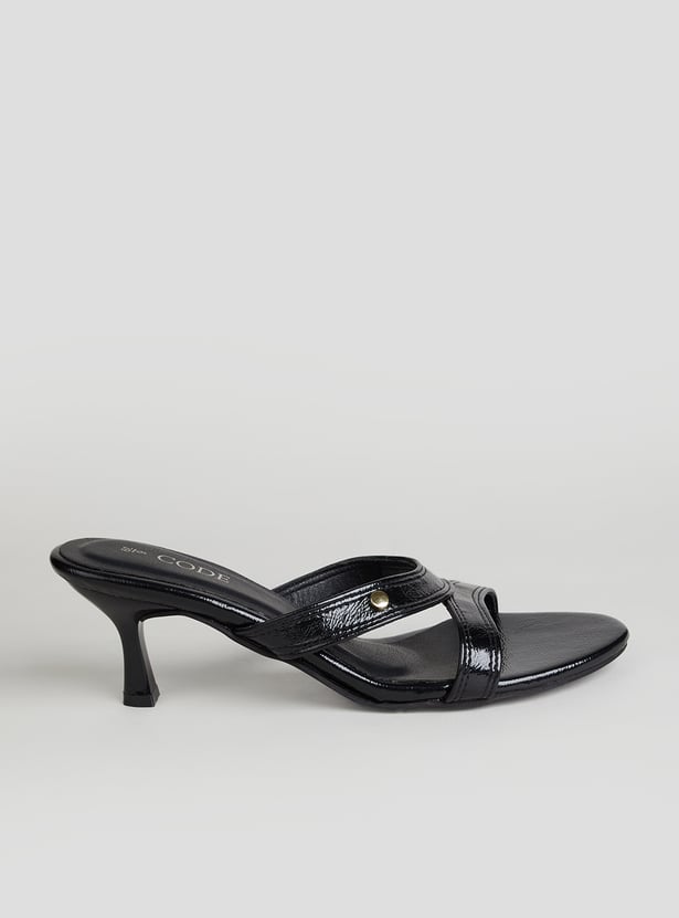 CODE Open Toe Kitten Heels