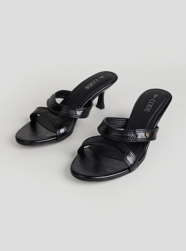 CODE Open Toe Kitten Heels