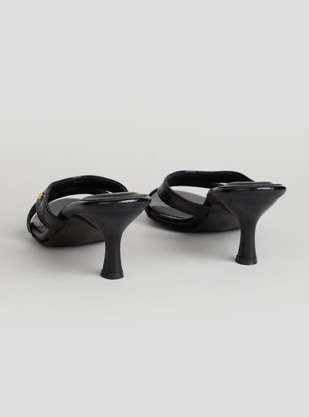 CODE Open Toe Kitten Heels