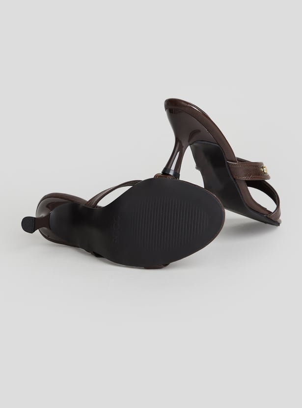 CODE Open Toe Kitten Heels