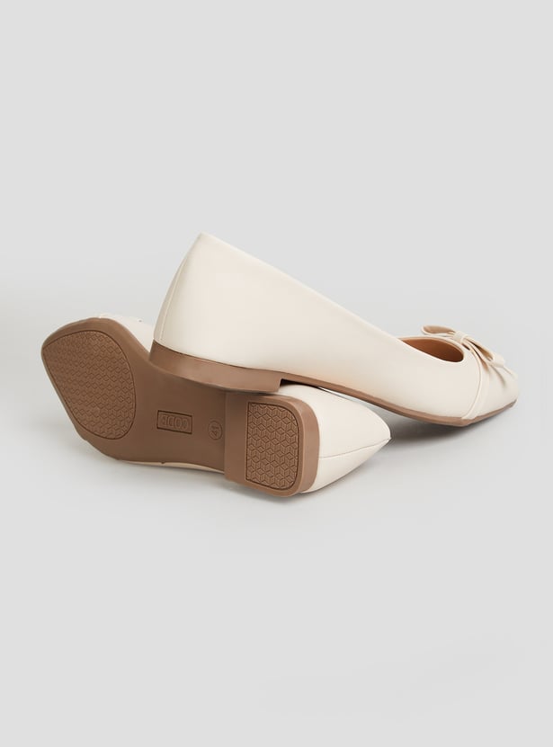 CODE Bow-Detailed Ballerinas