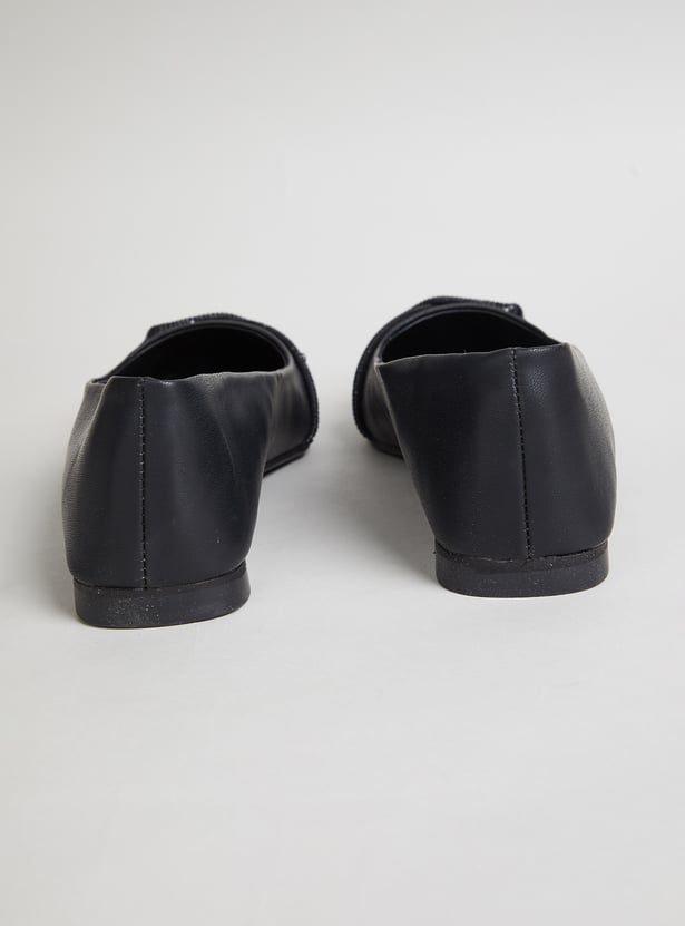 GINGER Embellished Pointed Ballerinas