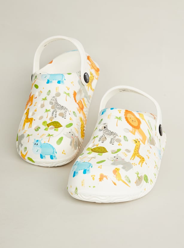 FAME FOREVER Boys Jungle Animal Clogs