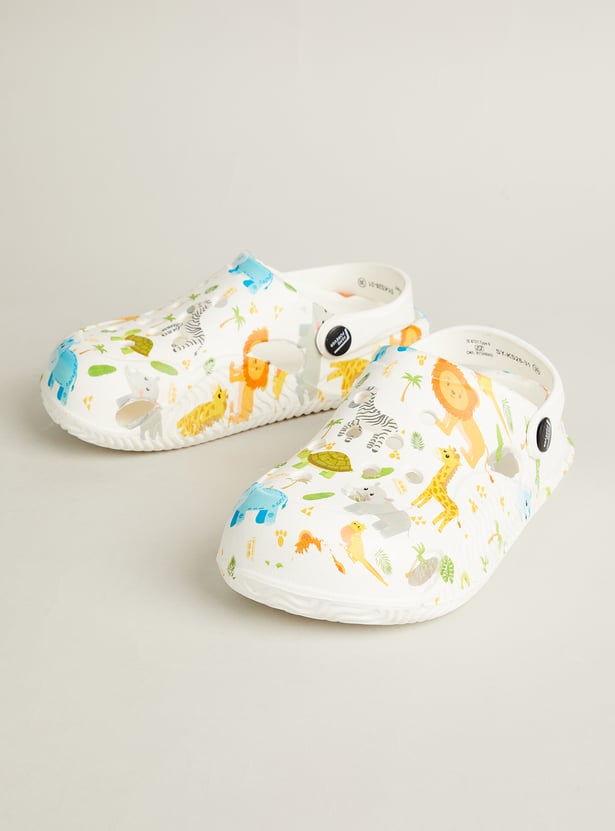 FAME FOREVER Boys Jungle Animal Clogs