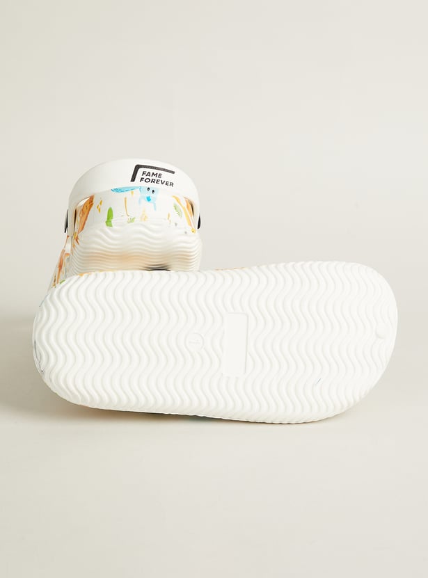 FAME FOREVER Boys Jungle Animal Clogs