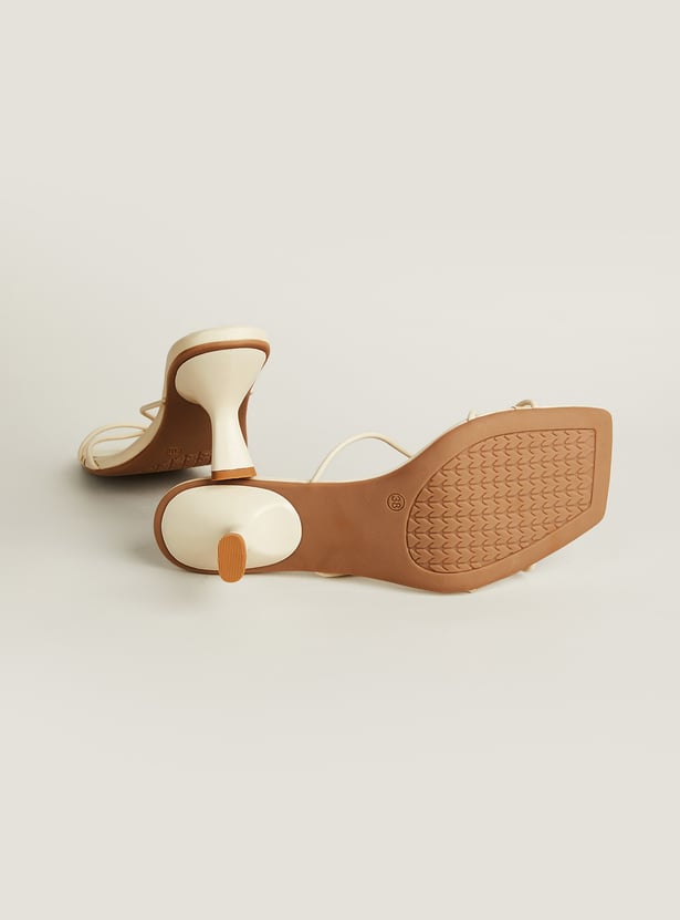 GINGER Embellished Spool Heels