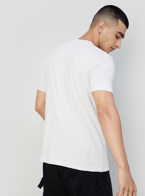 BOSSINI Men Solid Regular Fit T-shirt