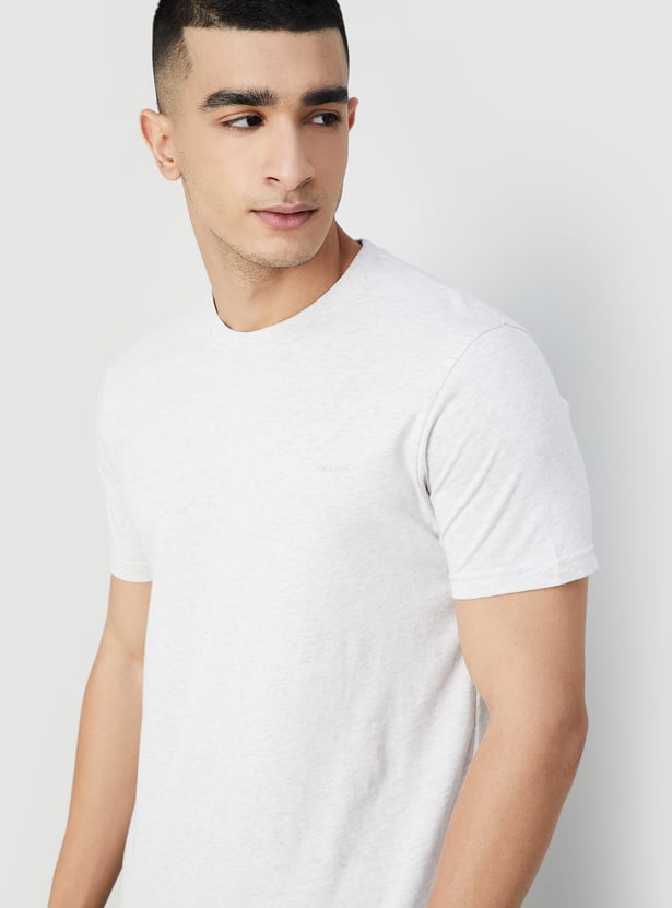 BOSSINI Men Solid Regular Fit T-shirt