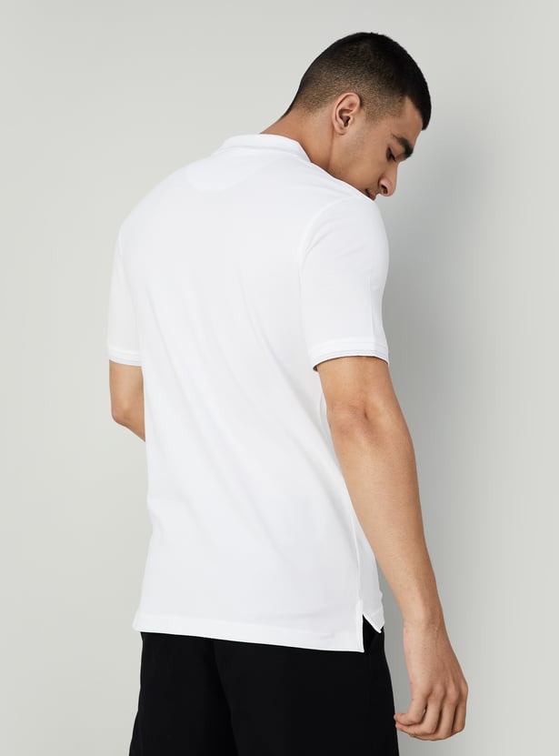 BOSSINI Solid Polo T-shirt