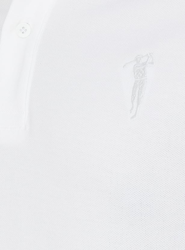 BOSSINI Solid Polo T-shirt