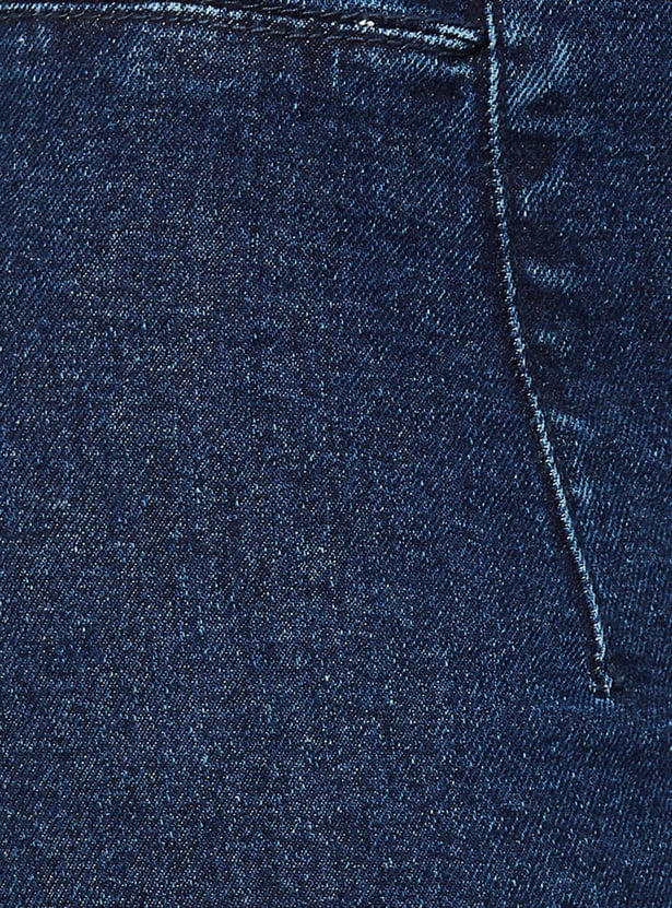 GINGER Women Solid Washed Bootcut Jeans