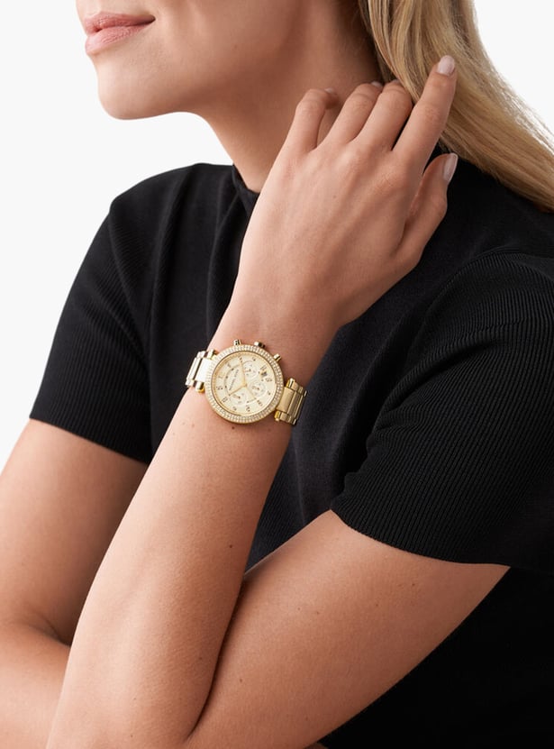 MICHAEL KORS Embellished Chronograph Watch - MK5354IT