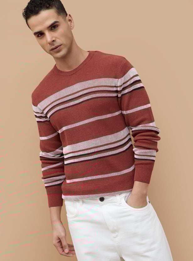 CODE Striped Sweater
